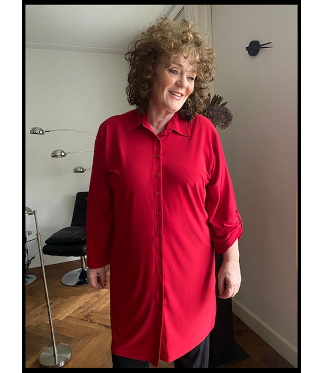 Rot Magna Bluse