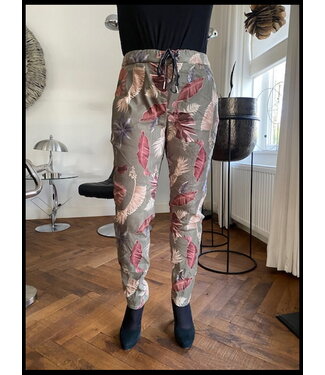 merkloos Stretch Broek