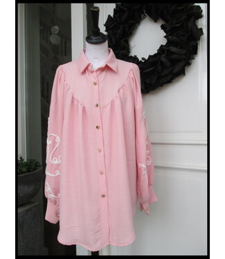 merkloos Pink Blouse