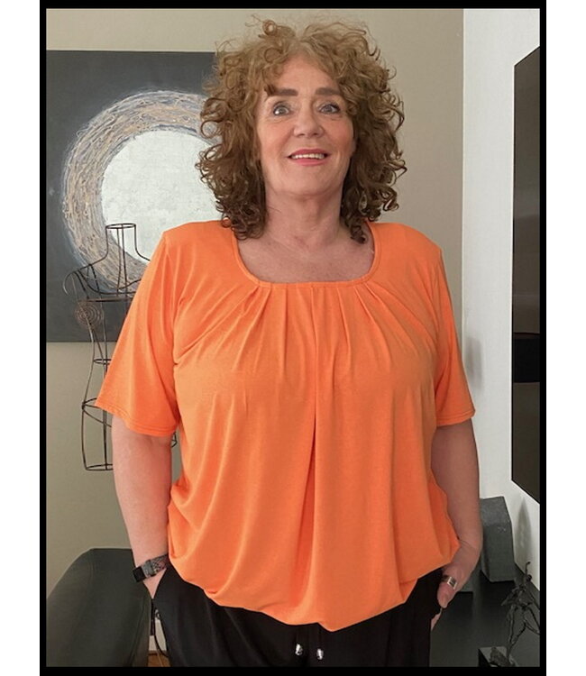 Orange Magna Bluse