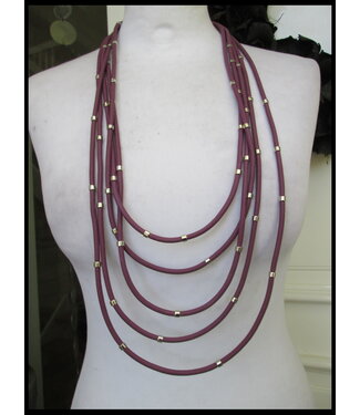 merkloos Purple Necklet