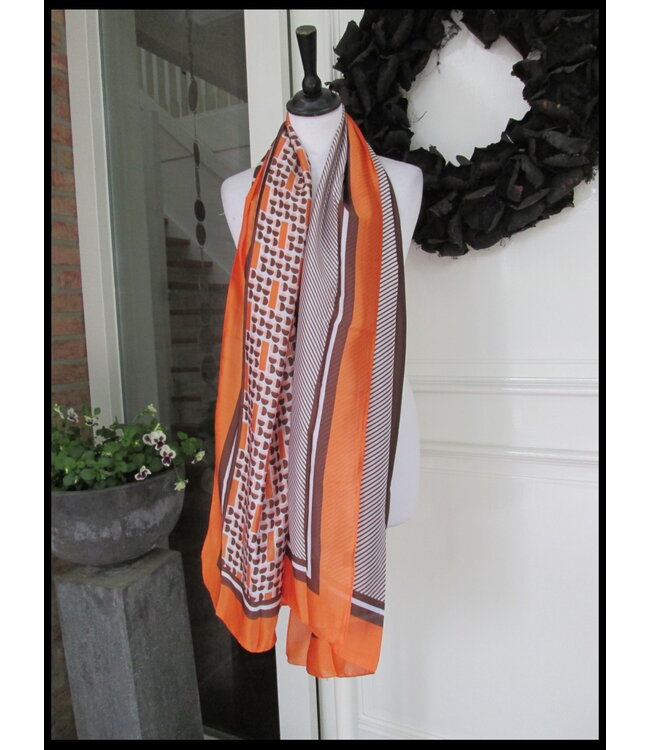 Orange Schal