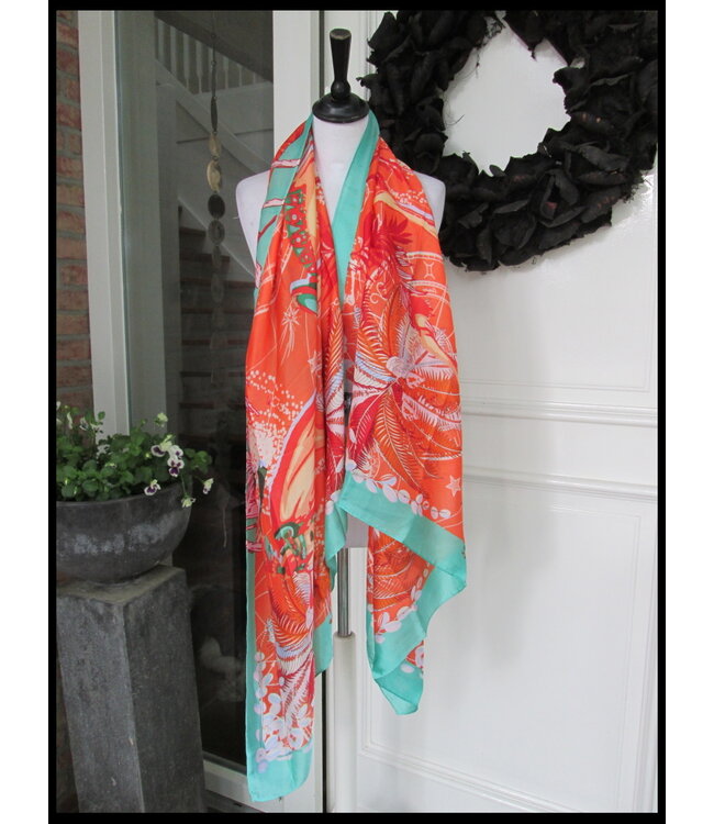Orange Shawl