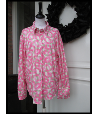 merkloos Doorknoop Blouse
