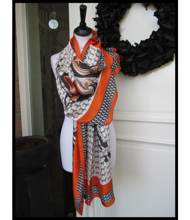 Orange Shawl