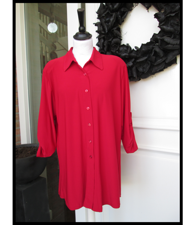 Rot Magna Bluse