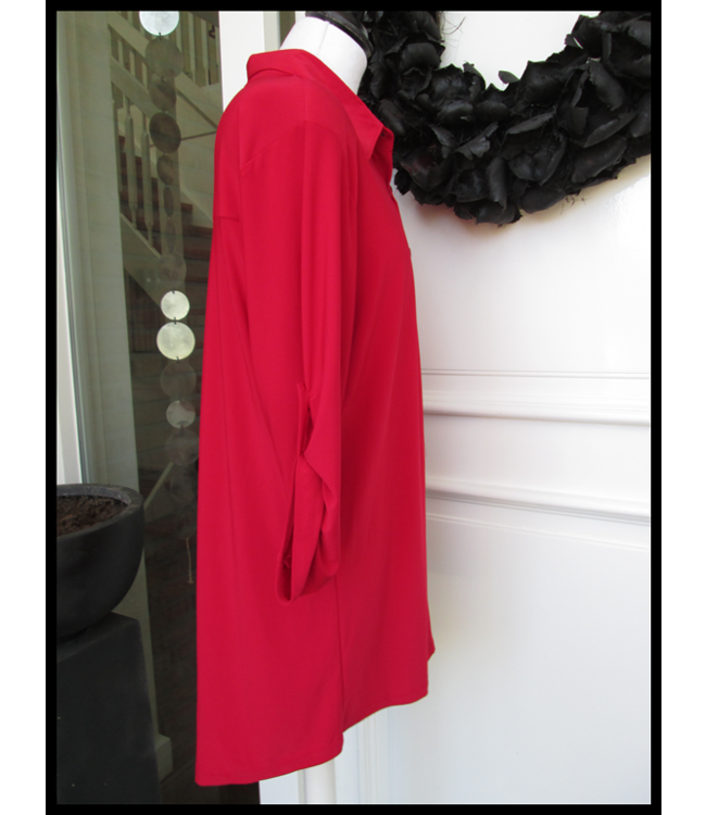 Rot Magna Bluse