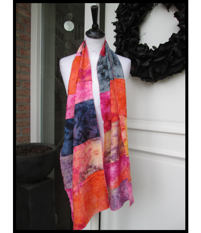 Orange Luna Shawl