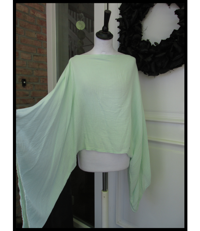 Zachtgroen Tuniek