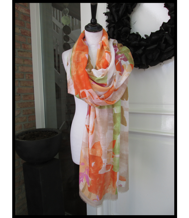 Orange Schal
