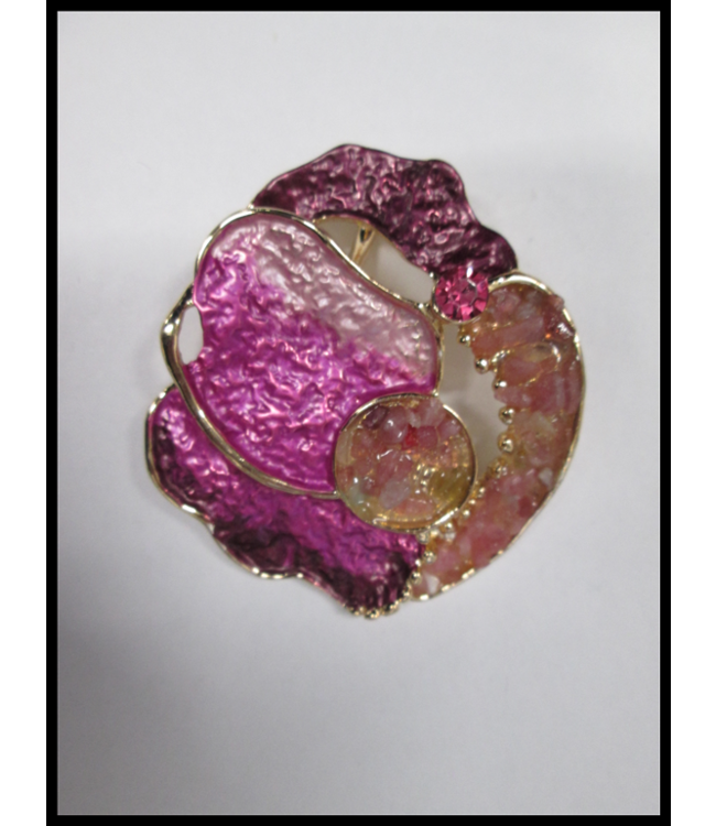 Purple Brooch