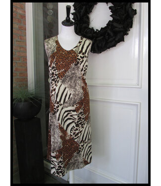 Magna Braun Magna Kleid