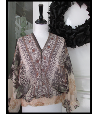 merkloos Voile Blouse