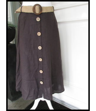 merkloos Brown Skirt