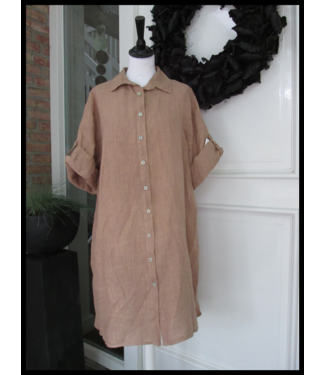 merkloos Linnen Blouse