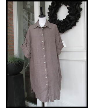 merkloos Linnen Blouse