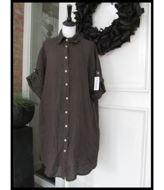 merkloos Linnen Blouse
