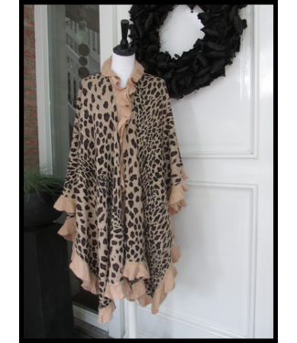 merkloos Warme Poncho