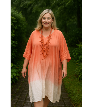 Luna Serena Orange Luna Kleid