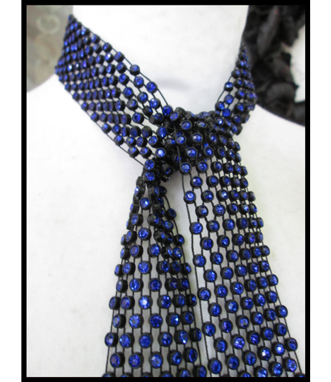 Kobalt Strass Ketting