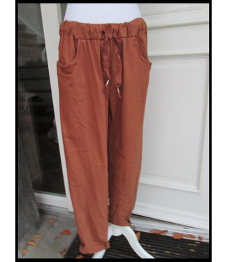 merkloos Braun Hose
