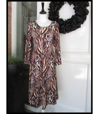 Magna Braun Magna Kleid