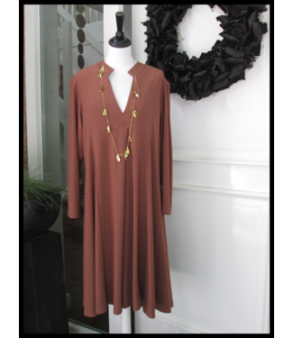 Magna Braun Magna Kleid