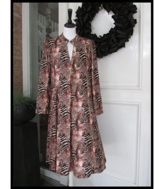 Magna Braun Magna Kleid
