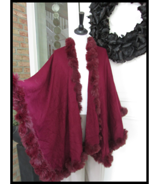 merkloos Rot Poncho