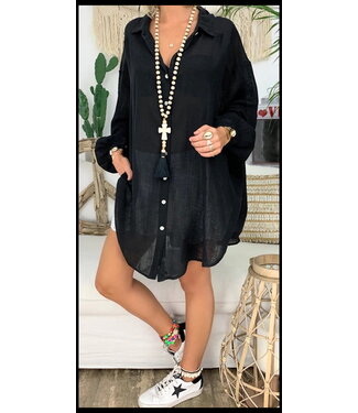 merkloos Black Blouse