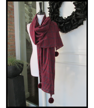 merkloos Red Shawl