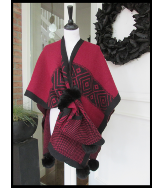 merkloos Rot Poncho