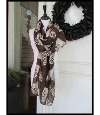merkloos Brown Shawl