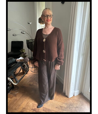 merkloos Brown Waistcoat