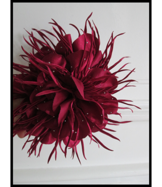 merkloos Rot Brosche