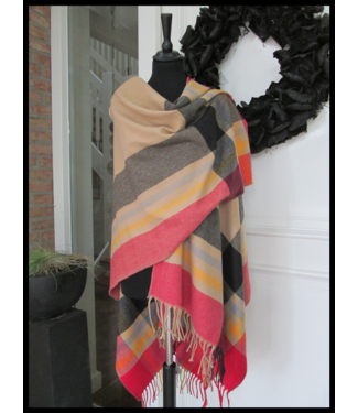 merkloos Braun Poncho