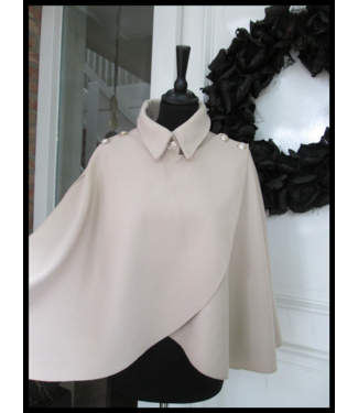 merkloos Braun Poncho