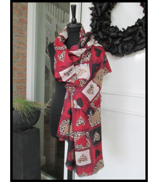 merkloos Red Shawl