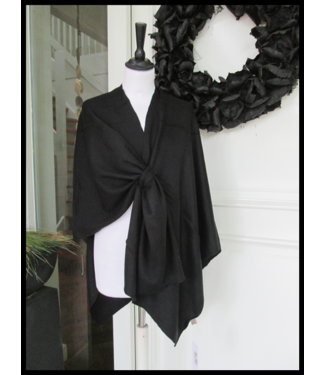 merkloos Black Shawl