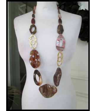 merkloos Brown Necklet