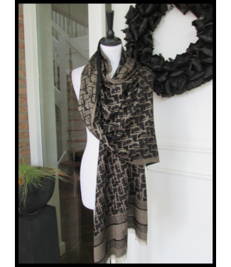merkloos Black Shawl
