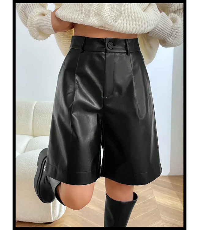 merkloos Schwarz Hose