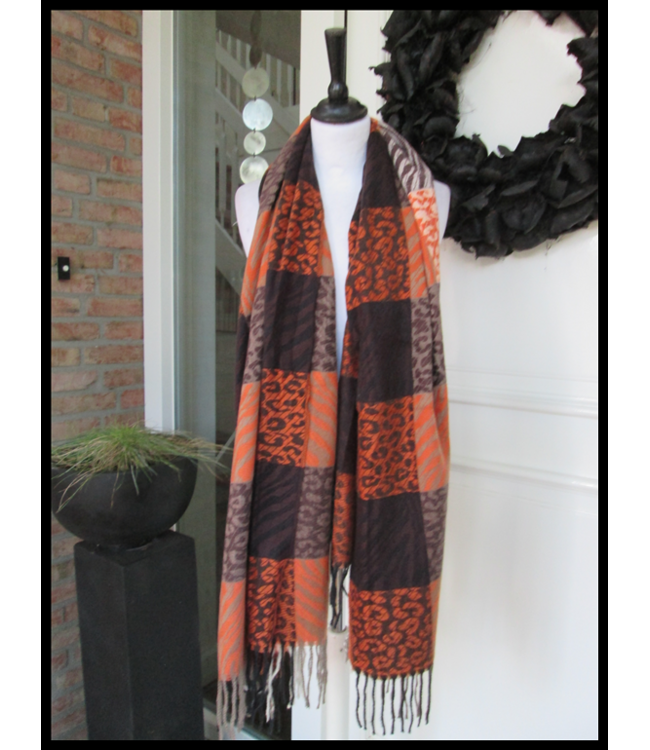 Orange Shawl