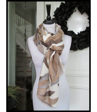 merkloos Braun Schal