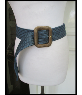 merkloos Blau Gürtel