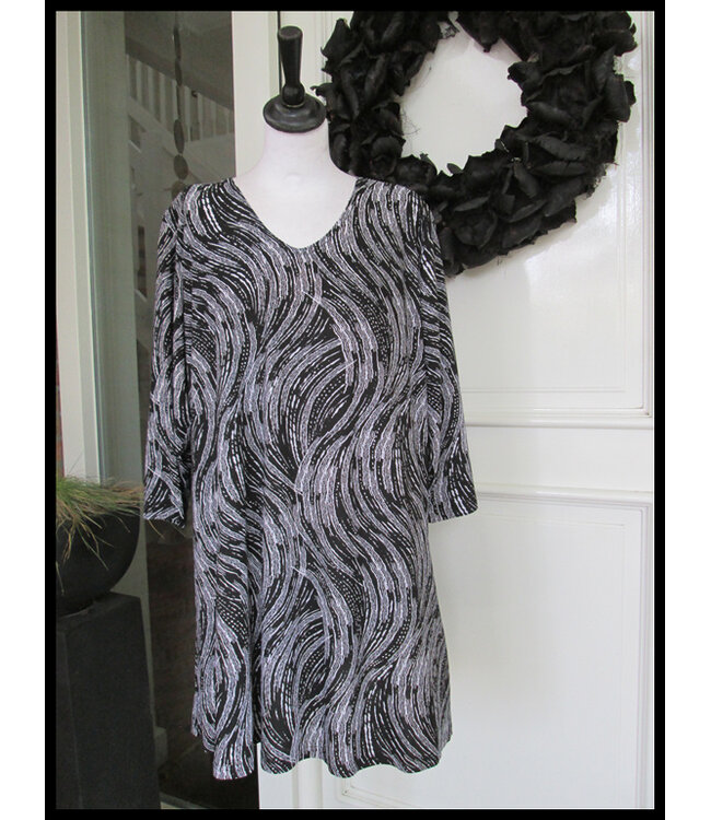 Schwarz Magna Tunika