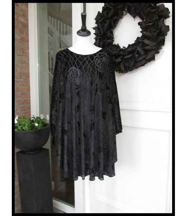 Schwarz Magna Tunika