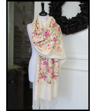 merkloos Braun Schal