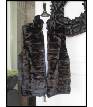 merkloos Schwarz Bodywarmer