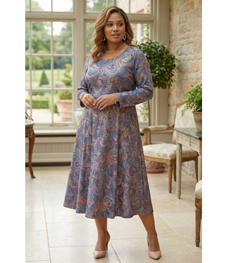 Magna Blau Magna Kleid